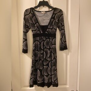 Loverocks dress size small (Juniors) and black and cream dress